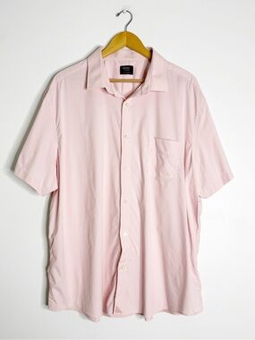 UNTUCKit Gironde SS Relaxed Fit Performance Shirt Pink XXXL
